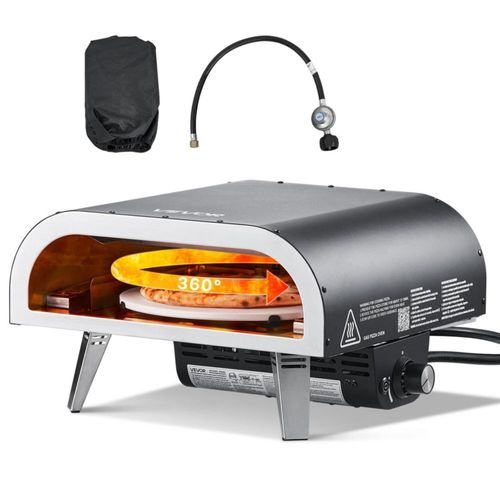 Horno para Pizza al Propano VEVOR de 12" para Exterior con Rotación