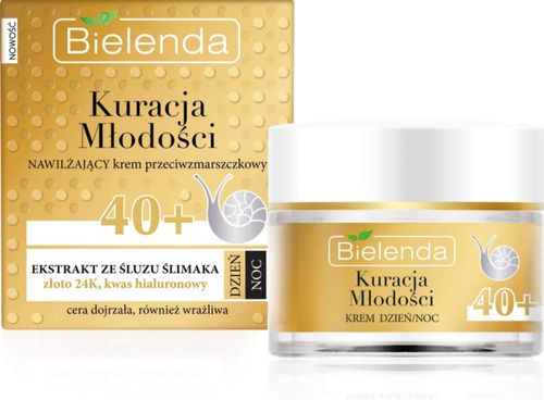 Crema facial hidratante antiarrugas Youth Treatment 40+ de Bielenda