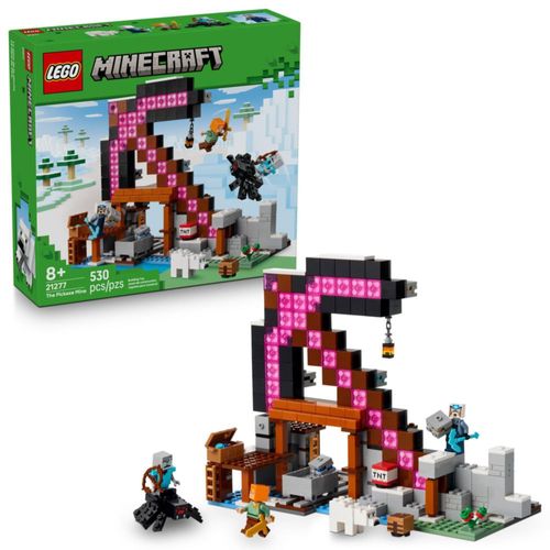 Set de construcción LEGO Minecraft The Pickaxe Mine 21277 8+ Years
