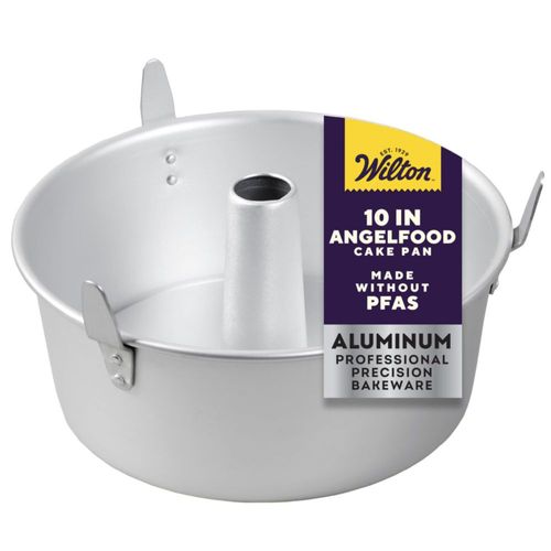 Bandeja tubular de aluminio para pastel de ángel Wilton - Aluminio anodizado natural - Sin PFAS - No se oxida - Calor uniforme - 254 x 102 cm
