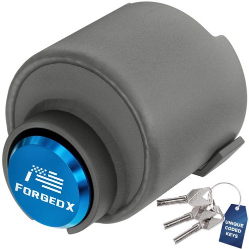 Candado FORGEDX para Remolques de Alta Resistencia Antirrobo Compatible con Acopladores de 2 5/16 pulgadas Asegura Cadenas de Seguridad para Remolques