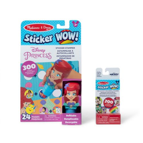 Paquete de pegatinas Melissa & Doug Disney Princess Ariel 500 unidades