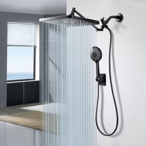Cabezal de ducha Jafeton 31 cm Lluvia de alta presión Combo