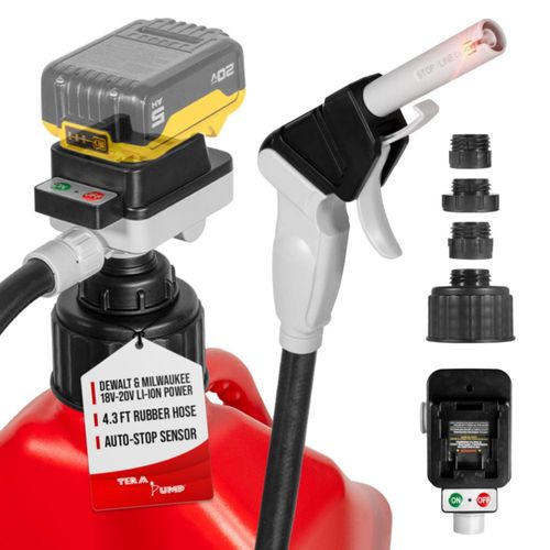 Bomba de transferencia de líquidos TERA PUMP TRB02AUTO inalámbrica 40 GPM