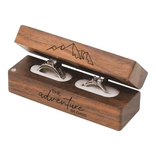 Caja abatible de madera para joyería Muchly 96 × 32 × 37 cm