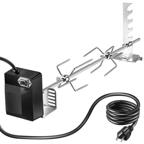 Kit de Asador Giratorio Dreyoo 28" Barra – Motor 120V