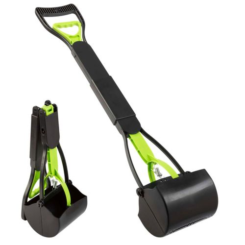 Rastrillo PETMAKER Recogedor Plegable de Excrementos con Mango Ergonómico