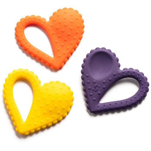 Herramientas de terapia motora oral Teether Heart Spoon suministros especiales