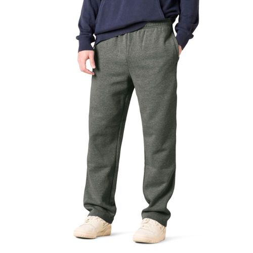 Amazon Essentials Pantalón de chándal de felpa de corte relajado para hombre con cintura elástica pantalón de descanso (tallas grandes y altas) gris