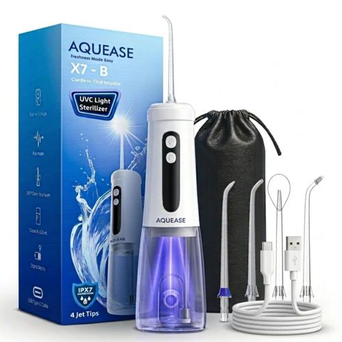 Irrigador Oral AQUEASE X7-B Inalámbrico e Impermeable con 18 Niveles