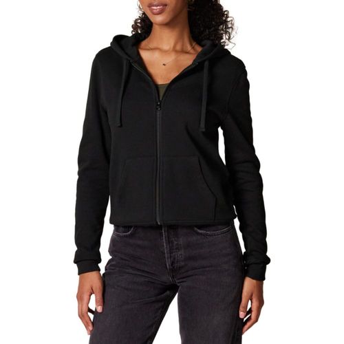 Sudadera con capucha Amazon Essentials de forro polar de peso medio - Negra