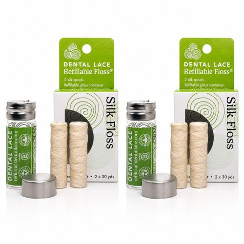 Hilo dental de seda Dental Lace 120 yardas (≈110 m) sabor a menta