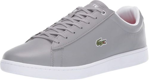 Zapatillas Lacoste Hydez de Cuero Gris y Blanco 11.5
