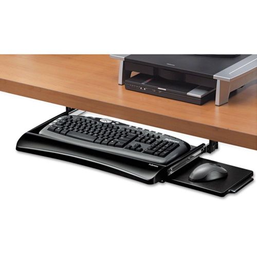 Bandeja para teclado Fellowes 51 × 20 cm con bandeja para ratón y altura ajustable