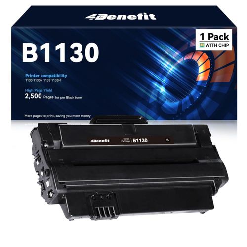 Cartucho de tóner láser 4Benefit B1130 negro para impresoras Dell 1130