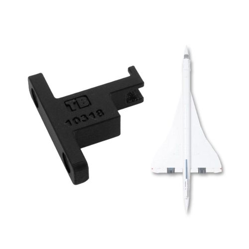 Soporte de pared Technically Built para LEGO Icons Concorde-10318