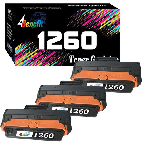 Cartucho de tóner 4Benefit B1260 B1265 negro (2 unidades)