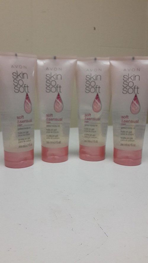 Aceite Corporal AVON Skin So Soft Hidratante en Gel 4 × 200 ml