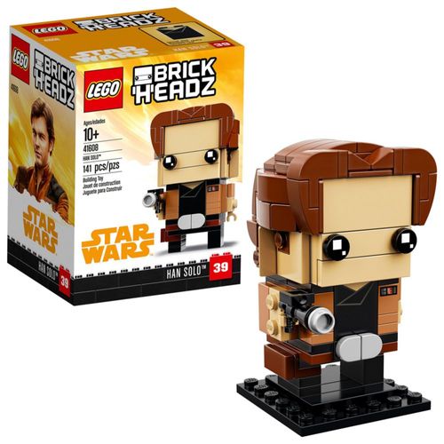 Kit de construcción LEGO BrickHeadz Han Solo con 141 piezas