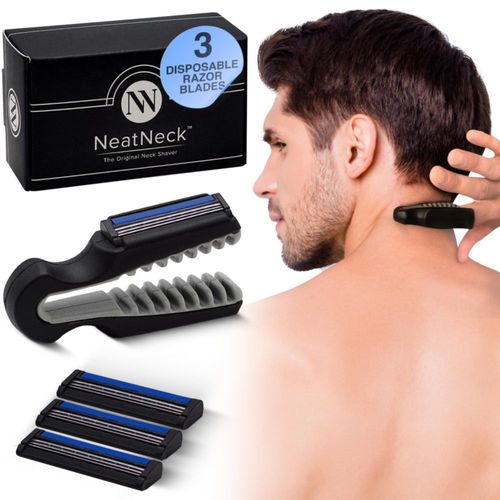 Afeitadora Manual NeatNeck de Uso en el Dedo para Cuello con 3 Cuchillas