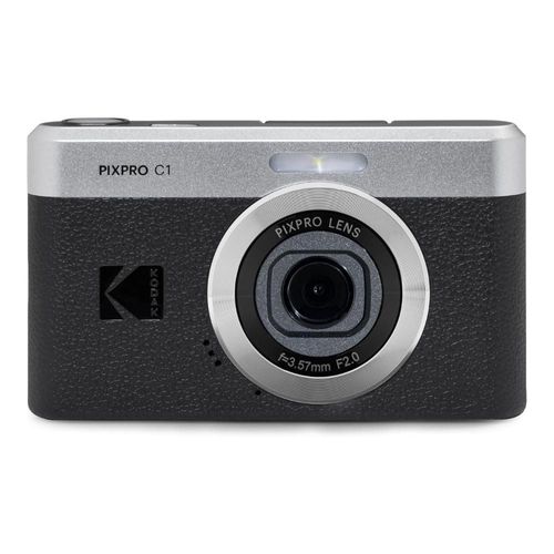 Cámara Digital Kodak PIXPRO C1 Negra 13 MP Pantalla Abatible 2.8" Video Full HD