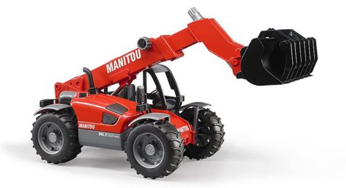 Vehículo de juguete Bruder Manitou Cargadora Telescópica MLT 633