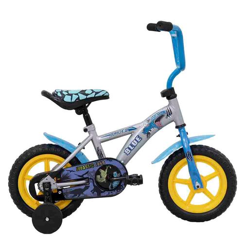 Bicicleta Raider Blue Rodada 12 Plata Infantil