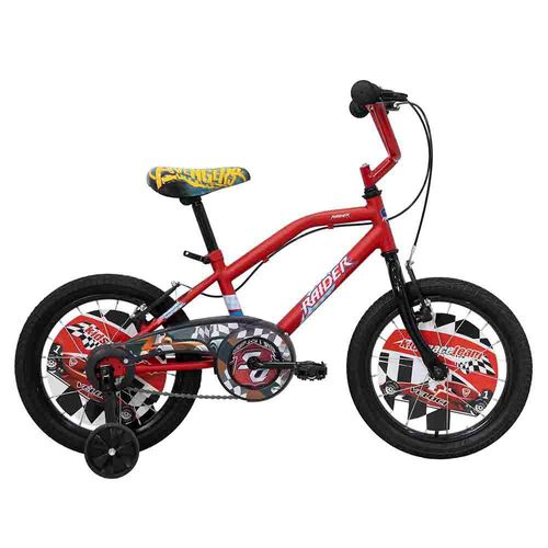 Bicicleta Raider Racing BMX Rodada 16 Rojo Infantil