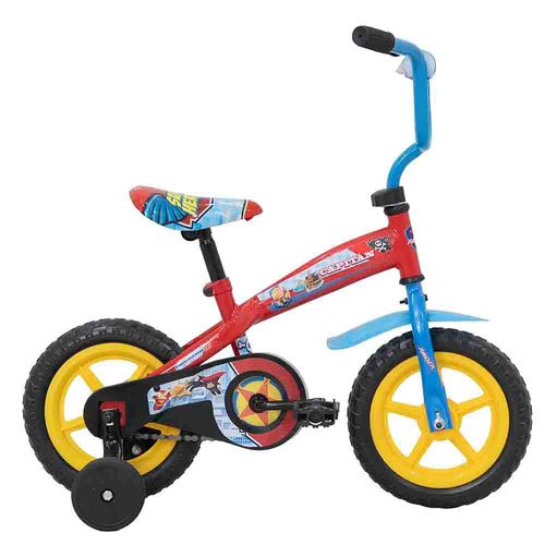 Bicicleta Raider Capitan Rodada 12 Rojo Infantil