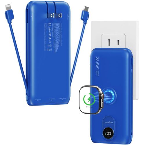 Cargador portátil XEGNER 10000 mAh 20 W con enchufe de pared para iWatch
