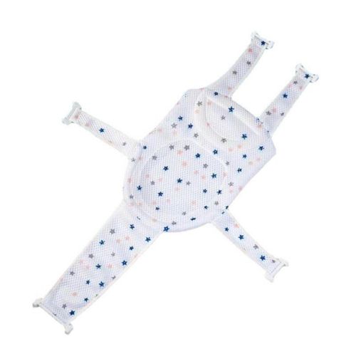 Asiento de Baño para Bebé HYROOY con Red de Malla Antideslizante Ajustable