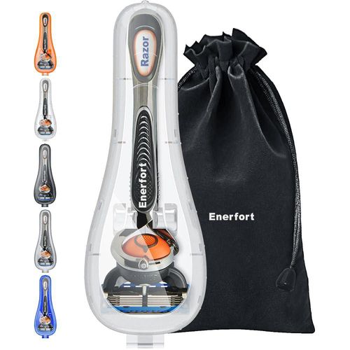 Estuche protector de viaje Enerfort para maquinilla de afeitar con bolsa de transporte