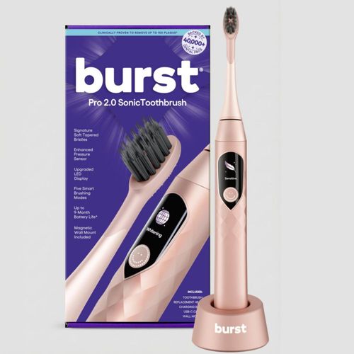 Cepillo de Dientes Sónico Burst Pro 2.0 5 Modos USB-C Oro Rosa