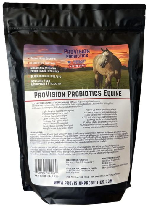 Suplemento Animal ProVision Probióticos Equinos 27 kg