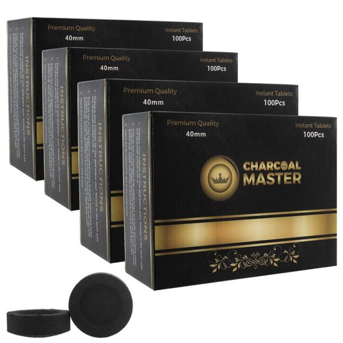 Combustible sólido CHARCOAL MASTER discos de carbón de encendido instantáneo