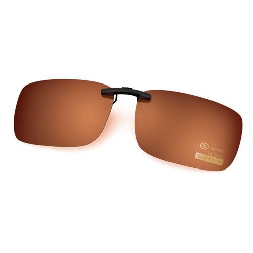 Gafas de Sol Goiteia Marrón Polarizadas Clip-On Rectangulares 57x36 mm