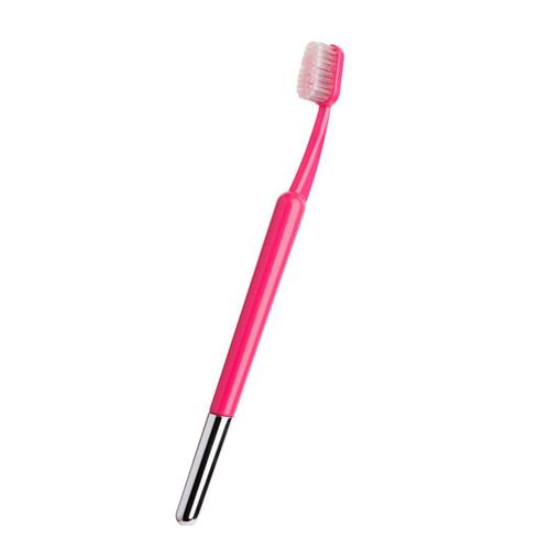 Cepillo de dientes TRASK The Better Brush cerdas ultra suaves color hibisco intenso