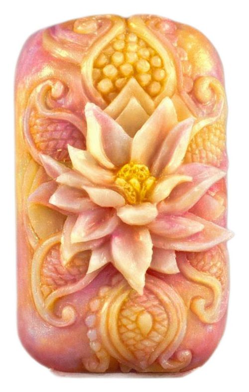 Molde artesanal ARTCRAFTMOLDS Lotus de silicona 10 × 5 × 3 cm