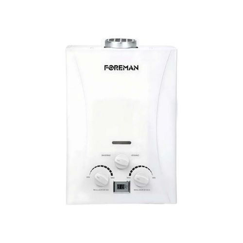 Boiler Calentador de Agua Foreman 6 Litros Gas LP FO21026L