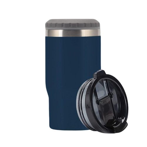 Termo Portacerveza y Portalatas de 14 OZ  Azul Marino