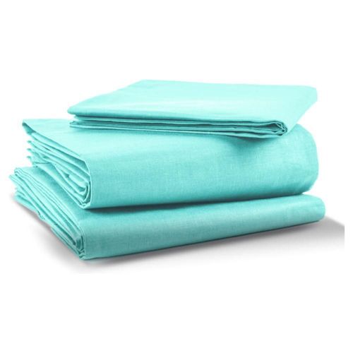 Juego de Sábanas Básica 200  Rebeca King Size Verde Agua