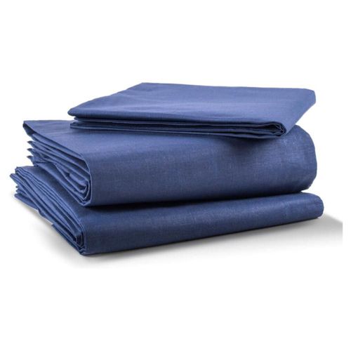 Juego de Sábanas Básica 200  Rebeca King Size Azul Francia