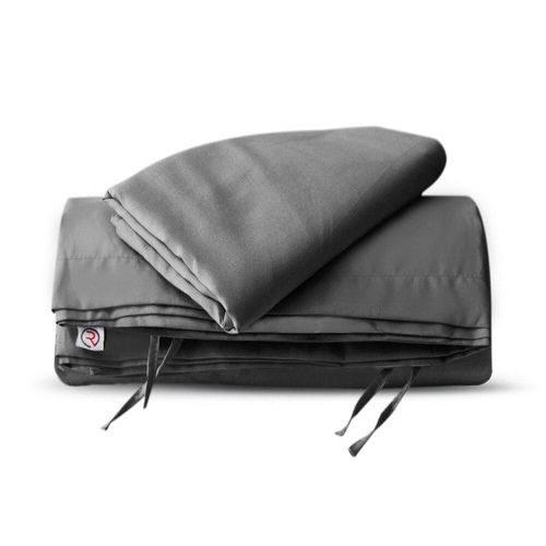 Juego de Fundas de Duvet Koala Mat/QS Gris Oxford