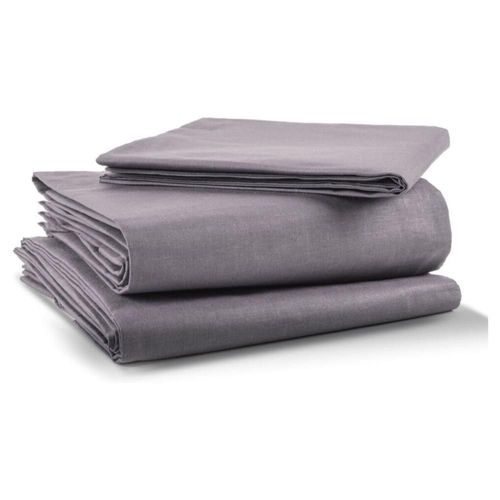 Juego de Sábanas Básica 200  Rebeca King Size Gris Oxford