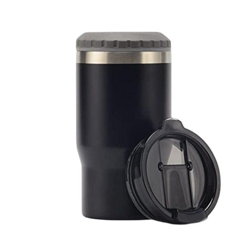 Termo Portacerveza y Portalatas de 14 OZ  Negro