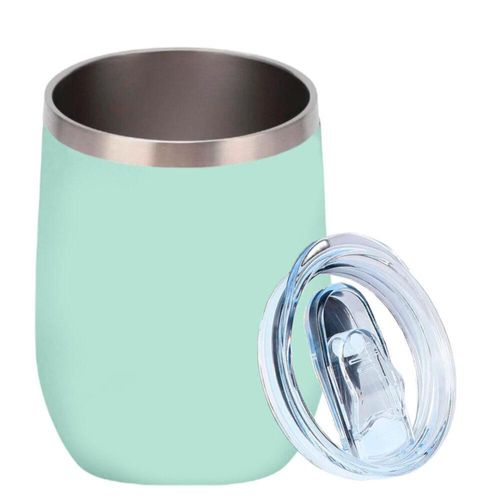 Termo Copa de Vino 12 OZ  Verde Menta