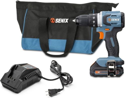 Taladro/Atornillador SENIX 20V sin escobillas 1/2" Kit
