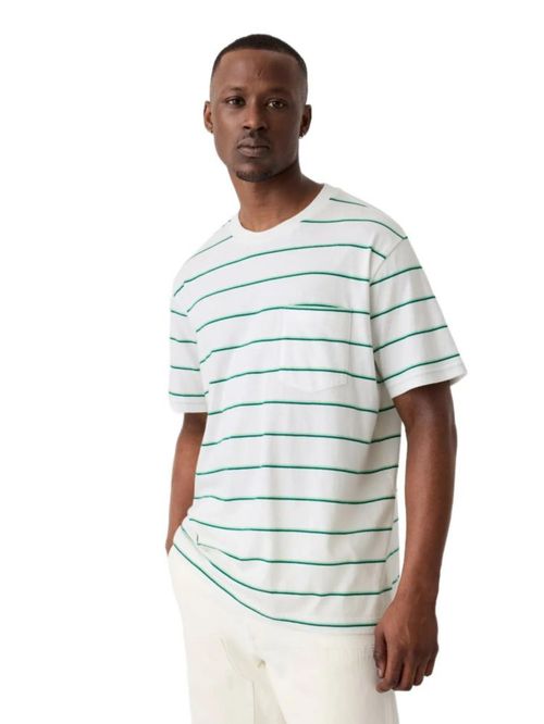 Remera con bolsillo para hombre GAP Off White corte regular Talla XXL