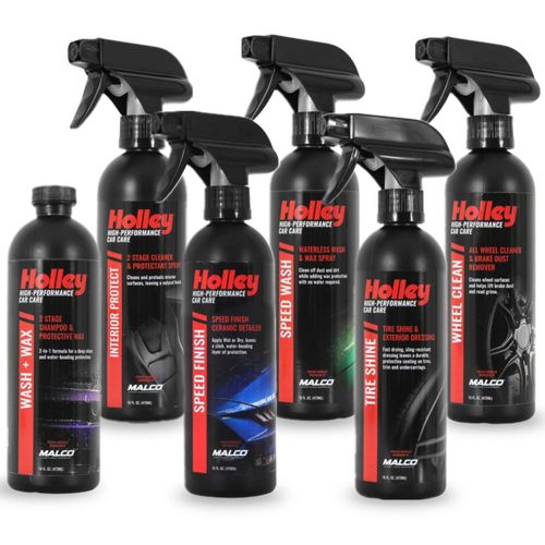 Paquete de Cuidado del Auto Holley - Kit de 6 Productos para Lavado y Detallado