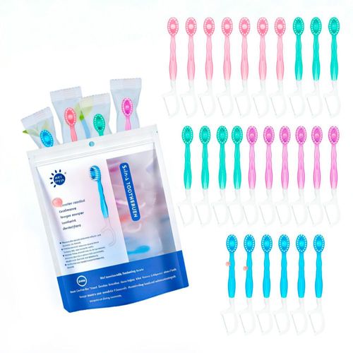 Cepillo de dientes desechable TEREED 26 unidades – Pack de viaje